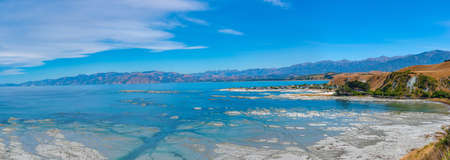 Landscape of Kaikoura peninsula in New Zealandの写真素材