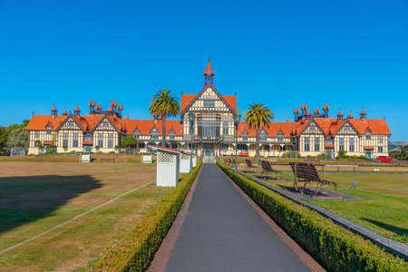 Rotorua museum in New Zealandのeditorial素材