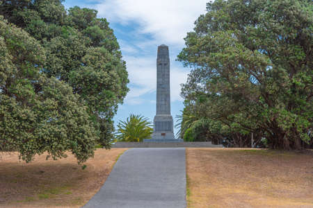 Military memorial at Whanganui, New Zealandのeditorial素材