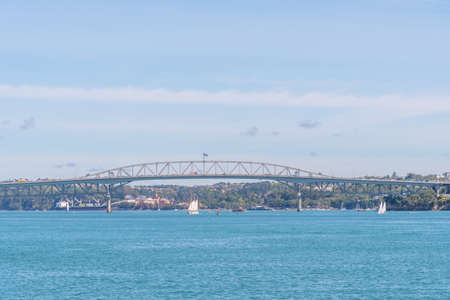 Auckland Harbour Bridge in New Zealandのeditorial素材