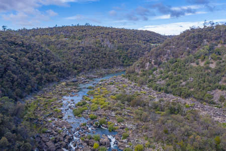 Cataract Gorge Reserve at Launceston in Tasmania, Australiaの写真素材