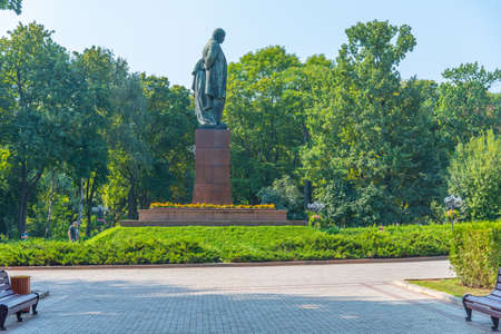 Statue of Tara Shevchenko in Kyiv, Ukraineのeditorial素材