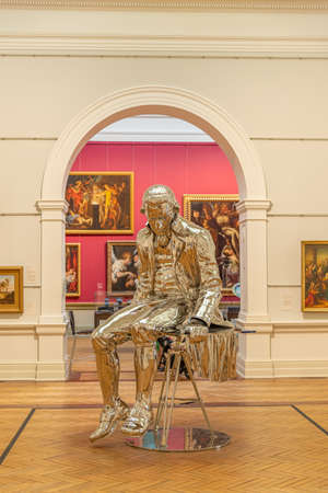 SYDNEY, AUSTRALIA, DECEMBER 30, 2019: Interior of Art Gallery of New South Wales in Sydney, Australiaのeditorial素材