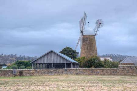 Callington mill at Oatlands, Tasmania, Australiaのeditorial素材