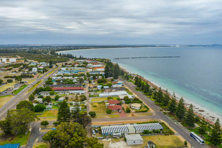Aerial view of Esperance, Australiaのeditorial素材
