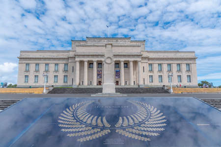 AUCKLAND, NEW ZEALAND, FEBRUARY 19, 2020: Auckland War Memorial Museum in New Zealandのeditorial素材