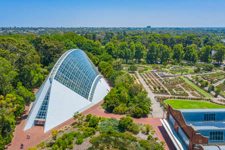 Bicentennial Conservatory at Botanic garden in Adelaide, Australiaのeditorial素材