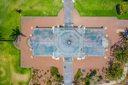 Palm house at botanic garden in adelaide, Australiaのeditorial素材