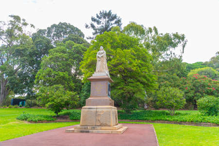 Queen Victoria Memorial in Perth, Australiaのeditorial素材