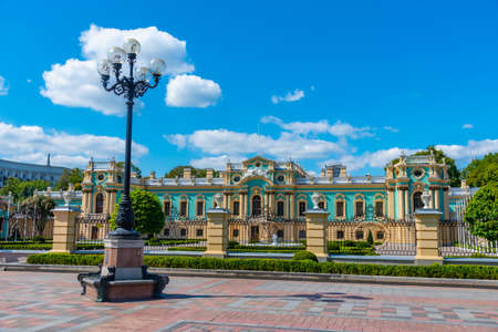 Mariyinsky Palace in Kiev is a ceremonial seat of the Ukrainian presidentのeditorial素材