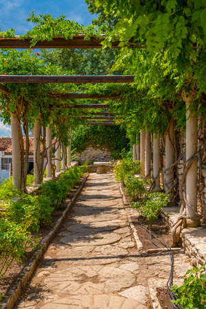Botanical garden of Balchik palace in Bulgariaのeditorial素材