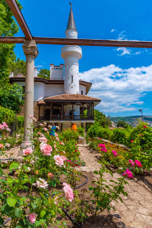 Palace of Queen Maria in Bulgarian city Balchikのeditorial素材