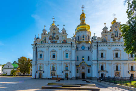 Uspensky sobor cathedral in Kiev, Ukraineのeditorial素材
