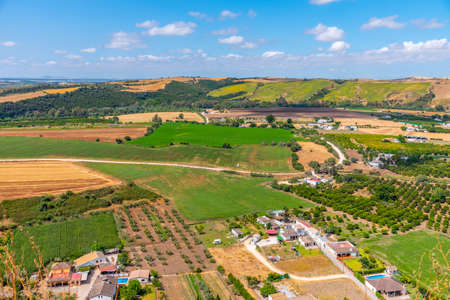 Countryside of Arcos de la Frontera in Spain