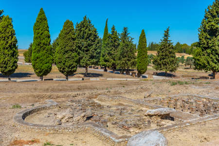 Ancient ruins at Italica, Spainの写真素材