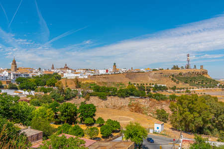Cityscape of spanish town Carmonaの写真素材