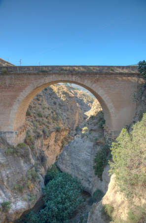 Puente Tablate in Sierra Nevada mountains in Spainの写真素材