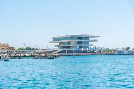 Royal marina in Valencia, Spainの写真素材