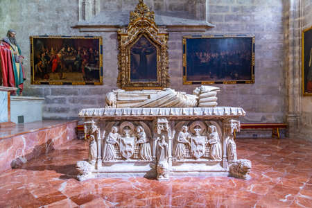 SEVILLA, SPAIN, JUNE 25, 2019: Interior of the el divino salvador church in Sevilla, Spainのeditorial素材