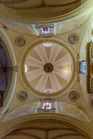 MURCIA, SPAIN, JUNE 19, 2019: Interior of the Cathedral Church of Saint Mary in Murcia, Spainのeditorial素材