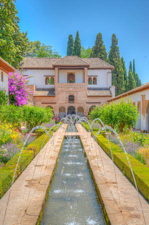 Generalife Palace in Granada, Spain