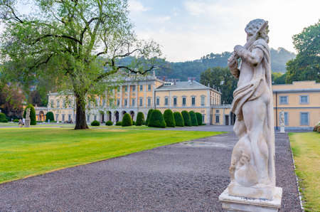 Magnificient villa Olmo in Como, Italyのeditorial素材