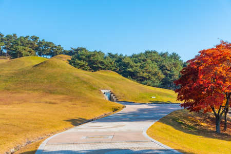 Tomb of King Muryeong in Gongju, Republic of Koreaのeditorial素材