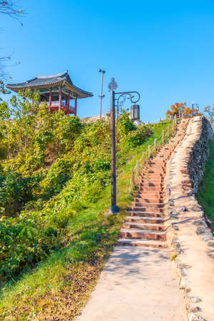Gongsanseong fortress in Gongju, Republic of Koreaのeditorial素材