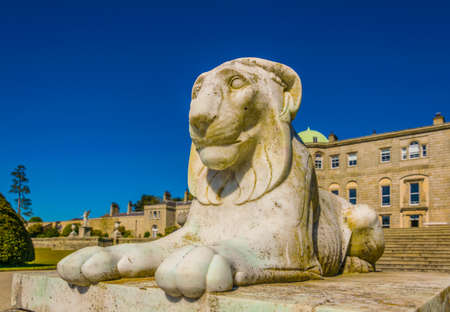 Detail of a statue inside of the Powerscourt Estate in Irelandのeditorial素材