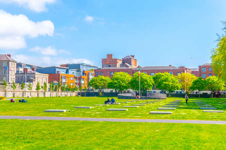 Croppies Acre memorial park in Dublin, Ireland