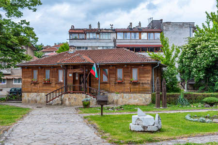 Old wooden house in Bulgarian town Malko Tarnovo