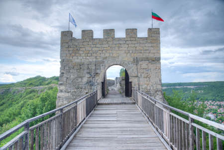 View of the Ovech fortress in Bulgariaの写真素材