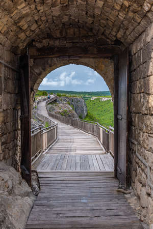 View of the Ovech fortress in Bulgaria