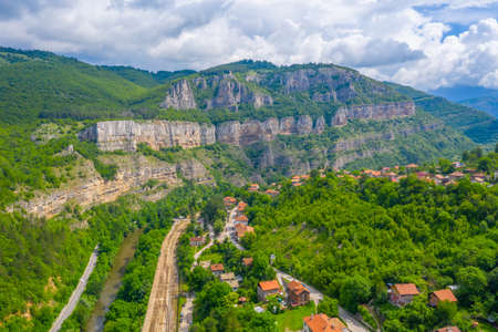 Rocks over Lakatnik village in Bulgariaの写真素材