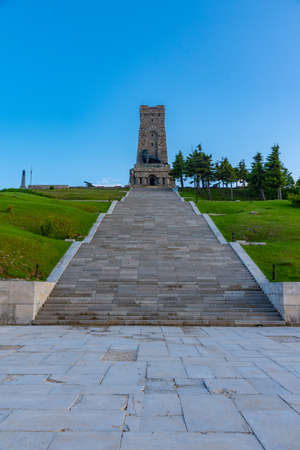 Monument to Freedom commemorating battle at Shipka pass in 1877-1878 in Bulgariaの写真素材