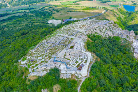 The ancient Thracian city of Perperikon located in Bulgariaの写真素材