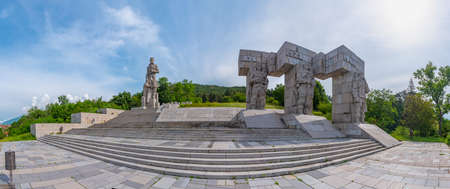 National memorial complex Apriltsi in Panagyurishte in Bulgariaのeditorial素材