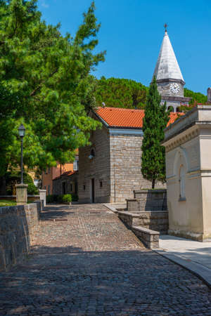 Church of Sveti Jakov at Opatija, Croatiaの写真素材
