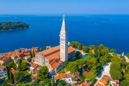 Saint Euphemia church in Croatian town Rovinjの素材 [FY310164194670]