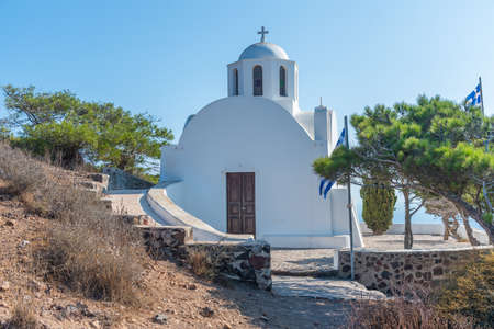 Church of Saint Mark at Santorini, Greeceの写真素材