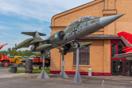 Speyer, Germany, September 16, 2020: Open-air exhibition at the Technik museum in Speyer, Germanyのeditorial素材