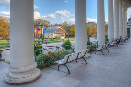 Baden Baden, September 23, 2020: Kurhaus in German spa town Baden Badenのeditorial素材
