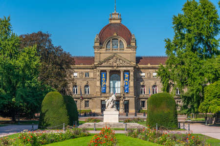 view of Palais du Rhin in Strasbourg, Franceのeditorial素材