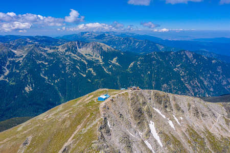 Rila mountains dominated by Musala peak - the highest mountain in Bulgariaの写真素材