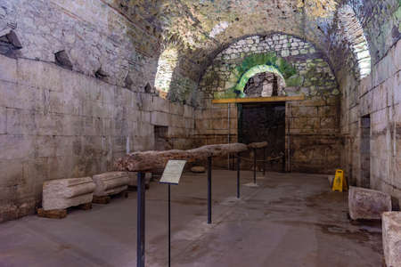 Stone vaults of Diocletian's Palace in Croatian city Splitのeditorial素材