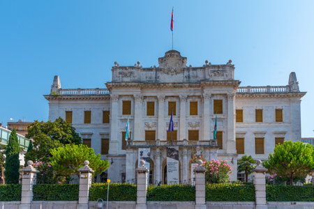 Rijeka, Croatia, July 30, 2020: Maritime and History Museum of the Croatian Coast in Rijeka, Croatiaのeditorial素材