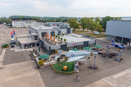 Speyer, Germany, September 16, 2020: Open-air exhibition at the Technik museum in Speyer, Germanyのeditorial素材