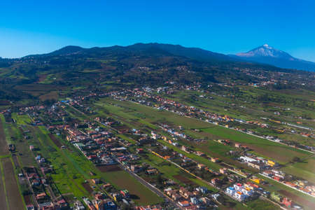 Rural landscape of Tenerife, Canary islands, Spain.の写真素材