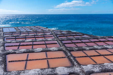 Salinas de Fuencaliente at La Palma, Canary Islands, Spain.の写真素材
