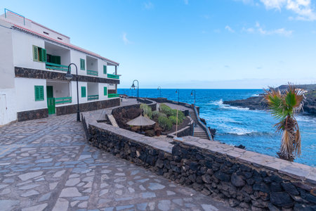 Waterfront of Tamaduste at El Hierro island at Canary islands, Spain.のeditorial素材